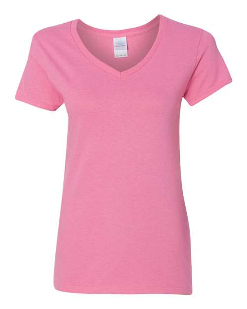 Custom T-Shirt Women's Heavy Cotton™ V-Neck T-Shirt - 5V00L