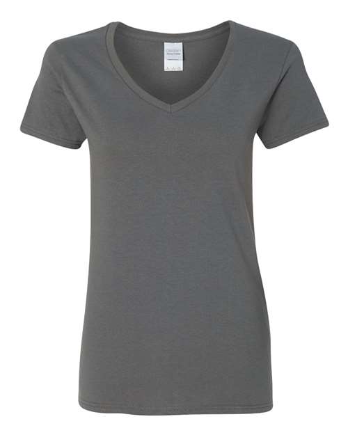 Custom T-Shirt Women's Heavy Cotton™ V-Neck T-Shirt - 5V00L