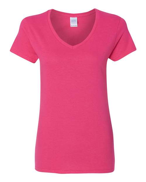 Custom T-Shirt Women's Heavy Cotton™ V-Neck T-Shirt - 5V00L