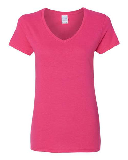 Custom T-Shirt Women's Heavy Cotton™ V-Neck T-Shirt - 5V00L