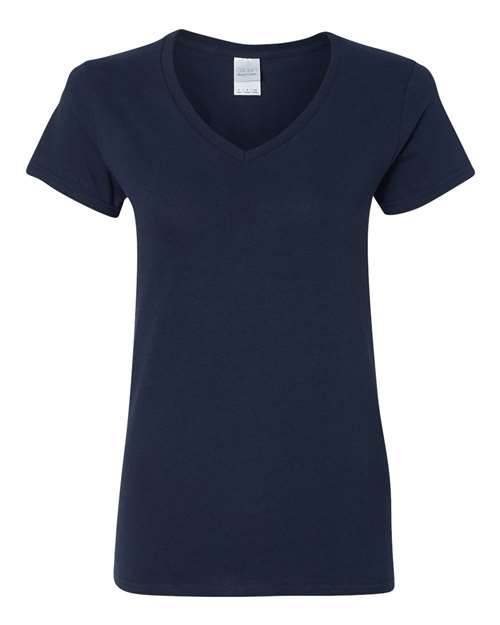 Custom T-Shirt Women's Heavy Cotton™ V-Neck T-Shirt - 5V00L