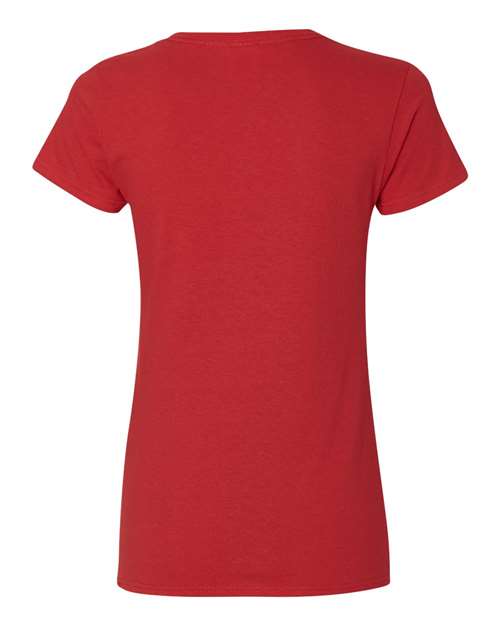 Custom T-Shirt Women's Heavy Cotton™ V-Neck T-Shirt - 5V00L