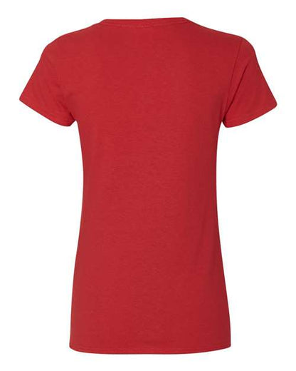 Custom T-Shirt Women's Heavy Cotton™ V-Neck T-Shirt - 5V00L