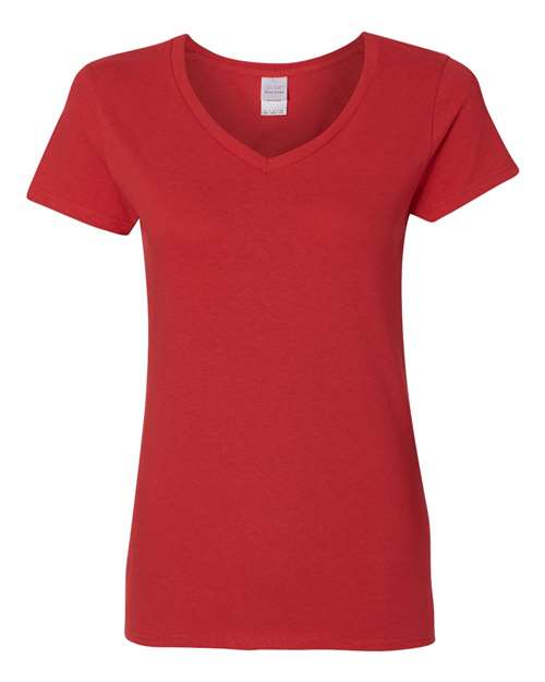 Custom T-Shirt Women's Heavy Cotton™ V-Neck T-Shirt - 5V00L
