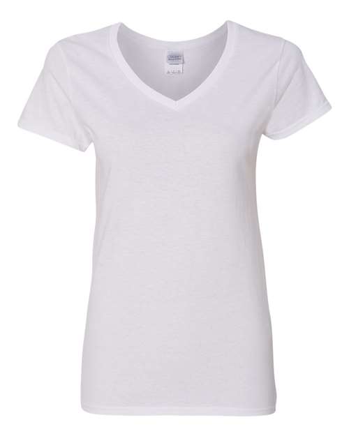 Custom T-Shirt Women's Heavy Cotton™ V-Neck T-Shirt - 5V00L