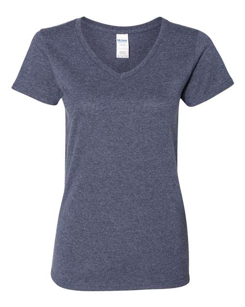 Custom T-Shirt Women's Heavy Cotton™ V-Neck T-Shirt - 5V00L