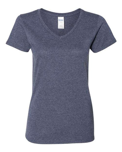 Custom T-Shirt Women's Heavy Cotton™ V-Neck T-Shirt - 5V00L